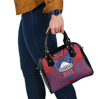 FAST Party Samoa Shoulder Handbag Samoan Coat Of Arms Ulafala Style LT05 - Polynesian Pride