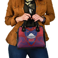 FAST Party Samoa Shoulder Handbag Samoan Coat Of Arms Ulafala Style LT05 - Polynesian Pride