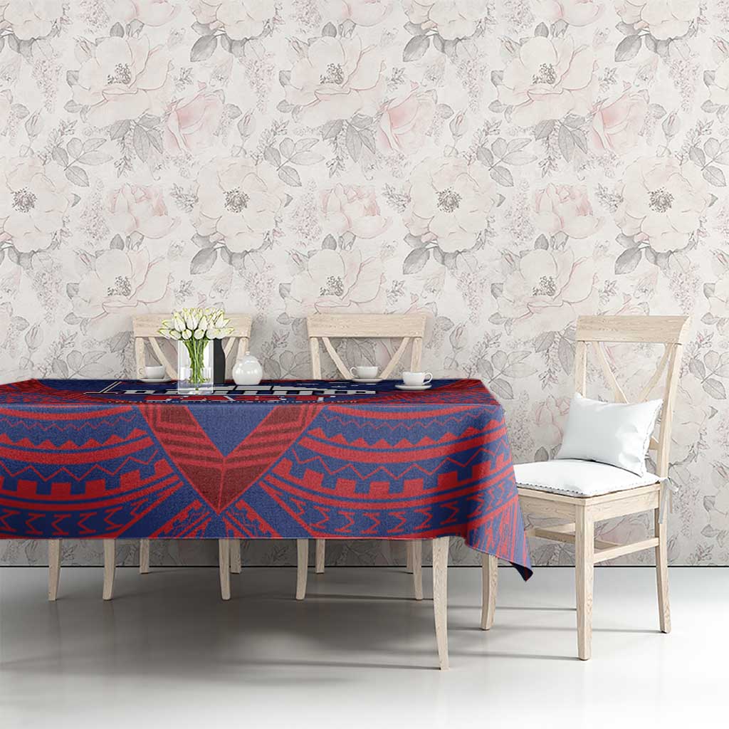 FAST Party Samoa Tablecloth Samoan Coat Of Arms Ulafala Style LT05 - Polynesian Pride