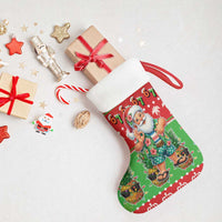 Mele Kalikimaka Hawaii Christmas Stocking Funny Santa 67 Gen Alpha Slang LT05 - Polynesian Pride