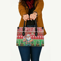 Mele Kalikimaka Hawaii Christmas Leather Bag Funny Santa 67 Gen Alpha Slang LT05 - Polynesian Pride