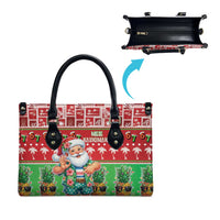 Mele Kalikimaka Hawaii Christmas Leather Bag Funny Santa 67 Gen Alpha Slang LT05 - Polynesian Pride