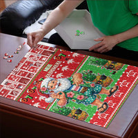 Mele Kalikimaka Hawaii Christmas Puzzle Funny Santa 67 Gen Alpha Slang LT05 - Polynesian Pride