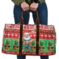 Mele Kalikimaka Hawaii Christmas Travel Bag Funny Santa 67 Gen Alpha Slang LT05 Red - Polynesian Pride
