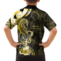 Sarcoma Awareness Kid Hawaiian Shirt You Are Stronger Than Sarcoma LT05 - Polynesian Pride