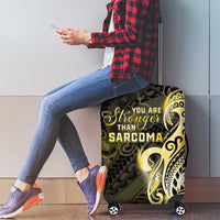 Sarcoma Awareness Luggage Cover You Are Stronger Than Sarcoma LT05 - Polynesian Pride