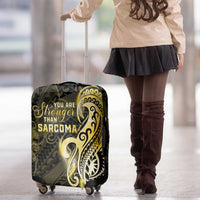 Sarcoma Awareness Luggage Cover You Are Stronger Than Sarcoma LT05 - Polynesian Pride