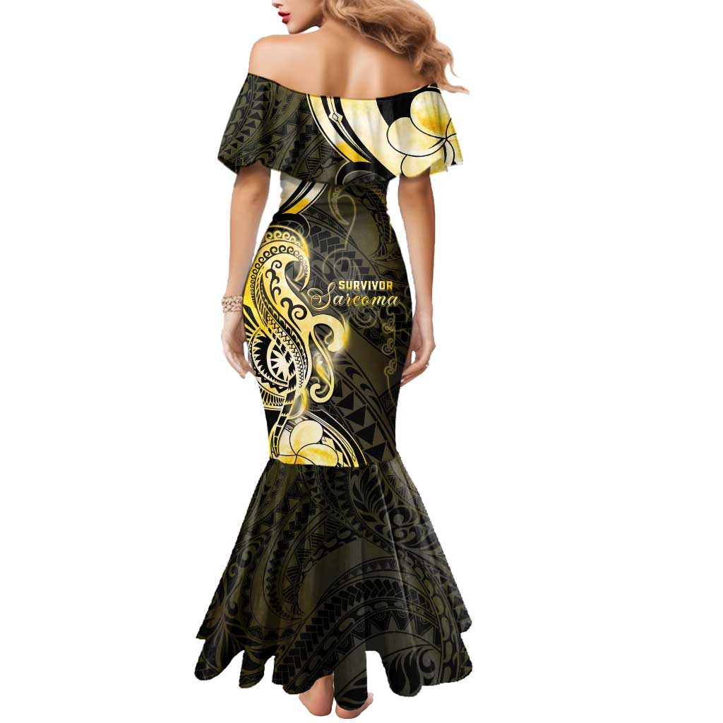 Sarcoma Awareness Mermaid Dress You Are Stronger Than Sarcoma LT05 - Polynesian Pride