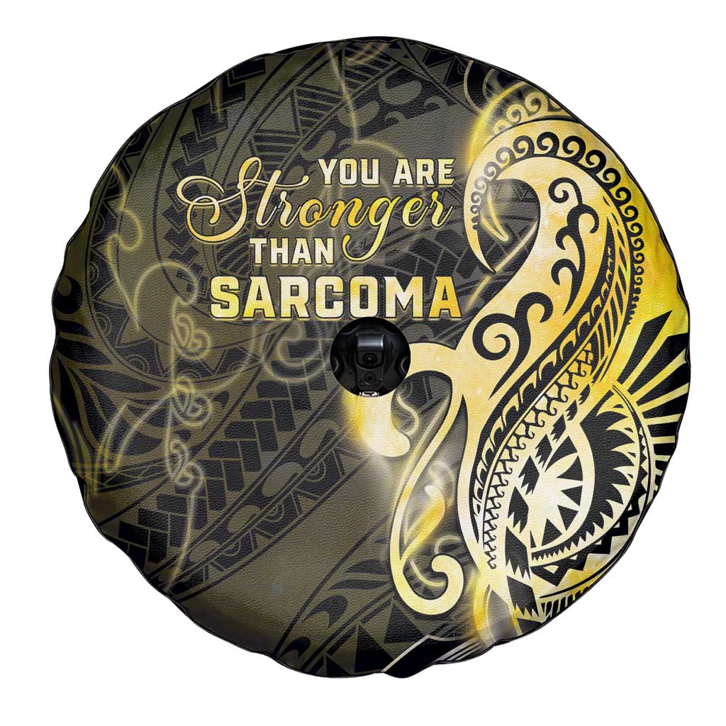 Sarcoma Awareness Spare Tire Cover You Are Stronger Than Sarcoma LT05 - Polynesian Pride