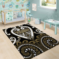 Aotearoa Waikato Tainui Area Rug Maori Tribal Pattern LT05 - Polynesian Pride