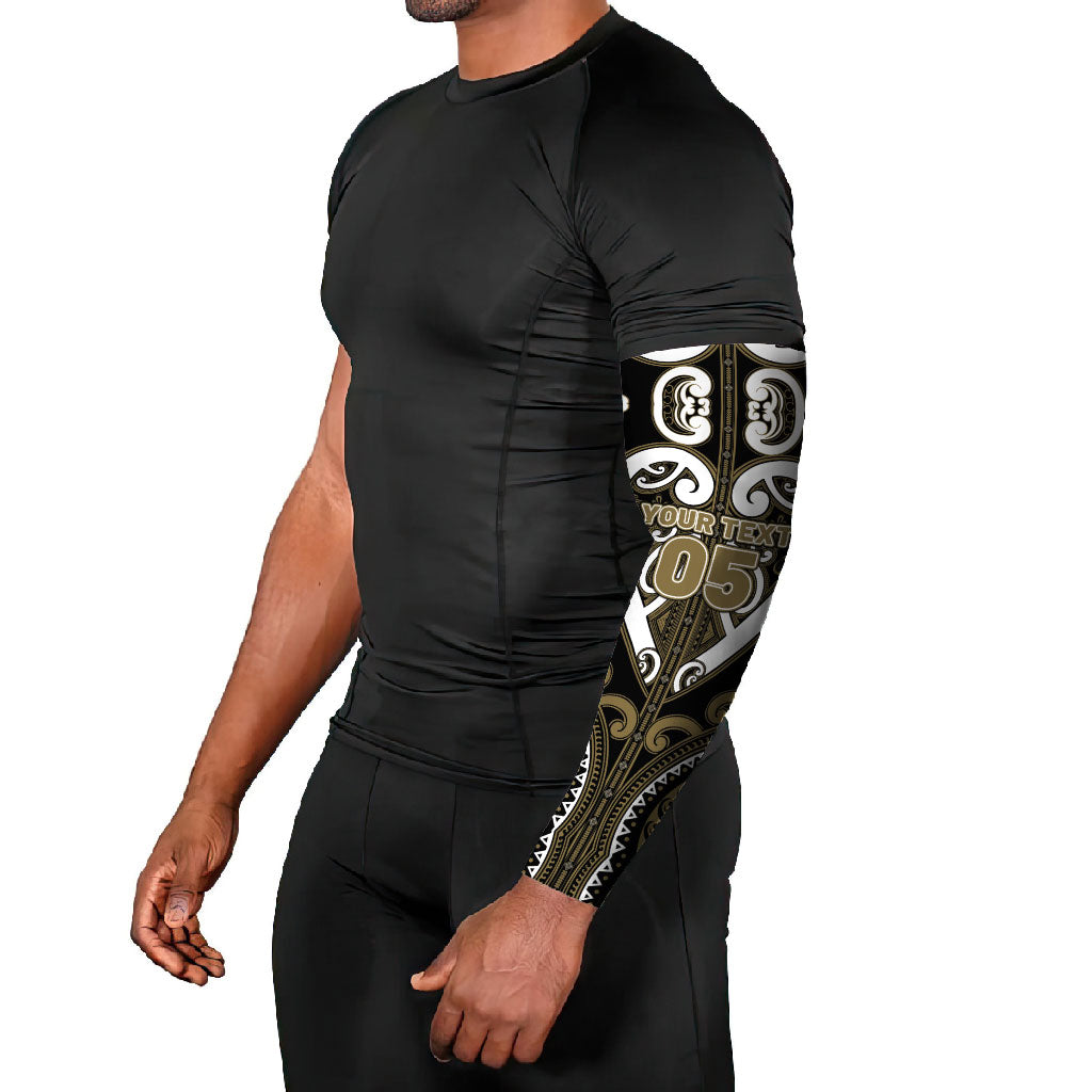 Custom Aotearoa Waikato Tainui Arm Sleeves Maori Tribal Pattern LT05 - Polynesian Pride