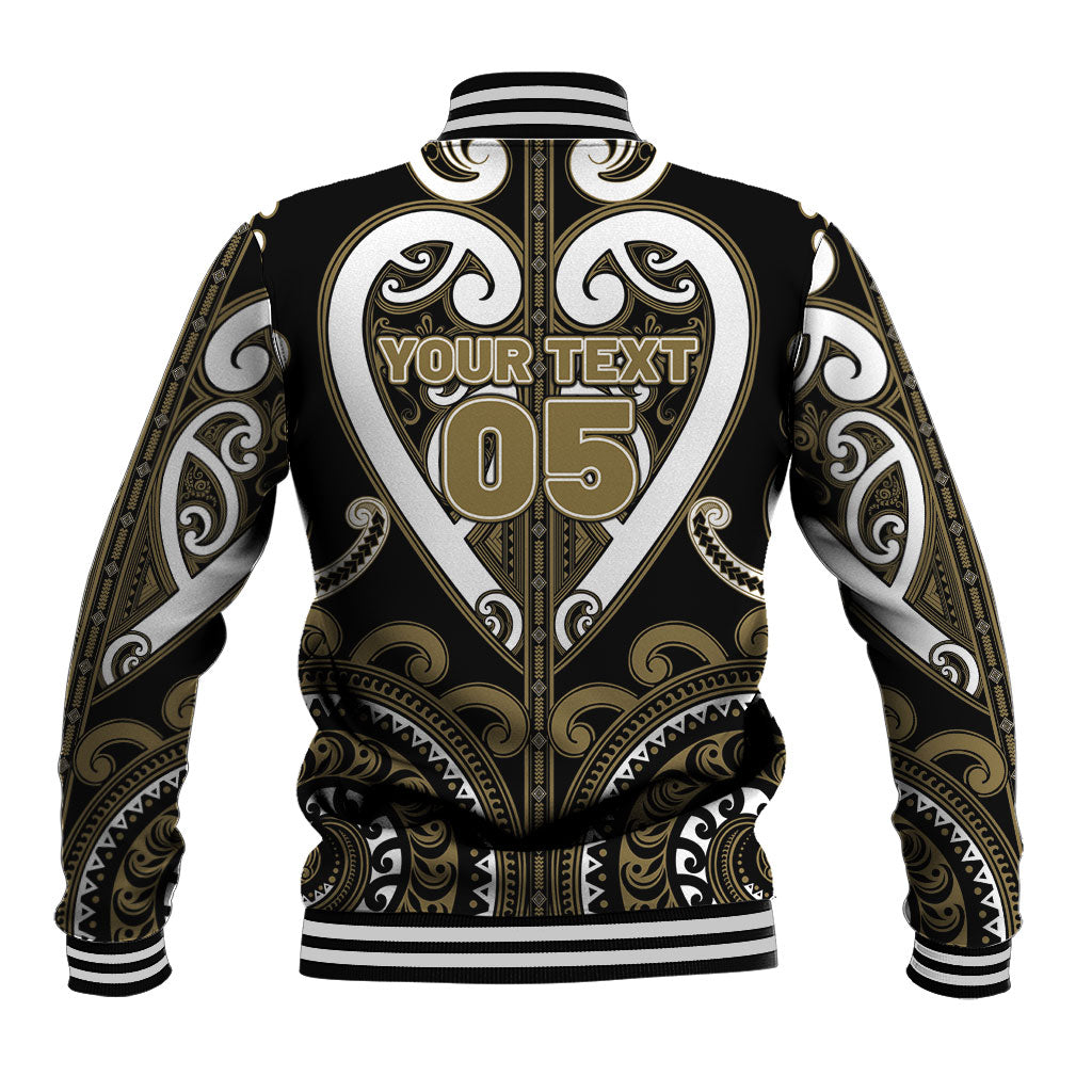 Custom Aotearoa Waikato Tainui Baseball Jacket Maori Tribal Pattern LT05 - Polynesian Pride