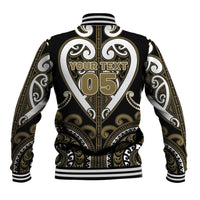 Custom Aotearoa Waikato Tainui Baseball Jacket Maori Tribal Pattern LT05 - Polynesian Pride