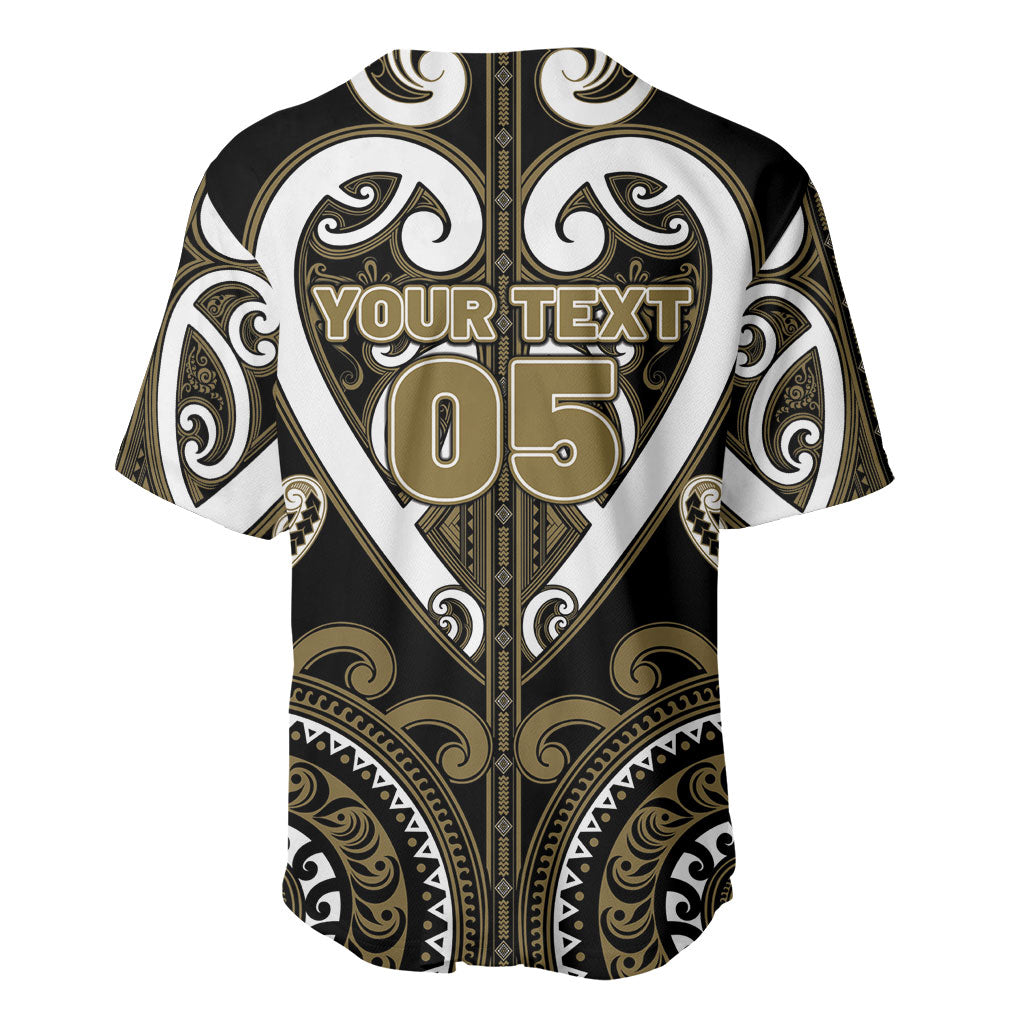 Custom Aotearoa Waikato Tainui Baseball Jersey Maori Tribal Pattern LT05 - Polynesian Pride