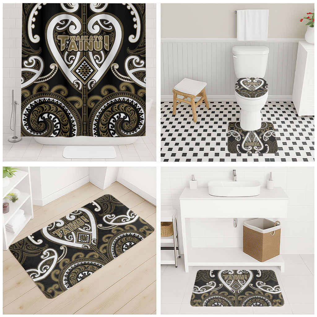 Aotearoa Waikato Tainui Bathroom Set Maori Tribal Pattern LT05 - Polynesian Pride