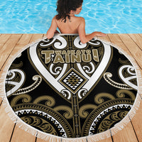 Aotearoa Waikato Tainui Beach Blanket Maori Tribal Pattern LT05 - Polynesian Pride