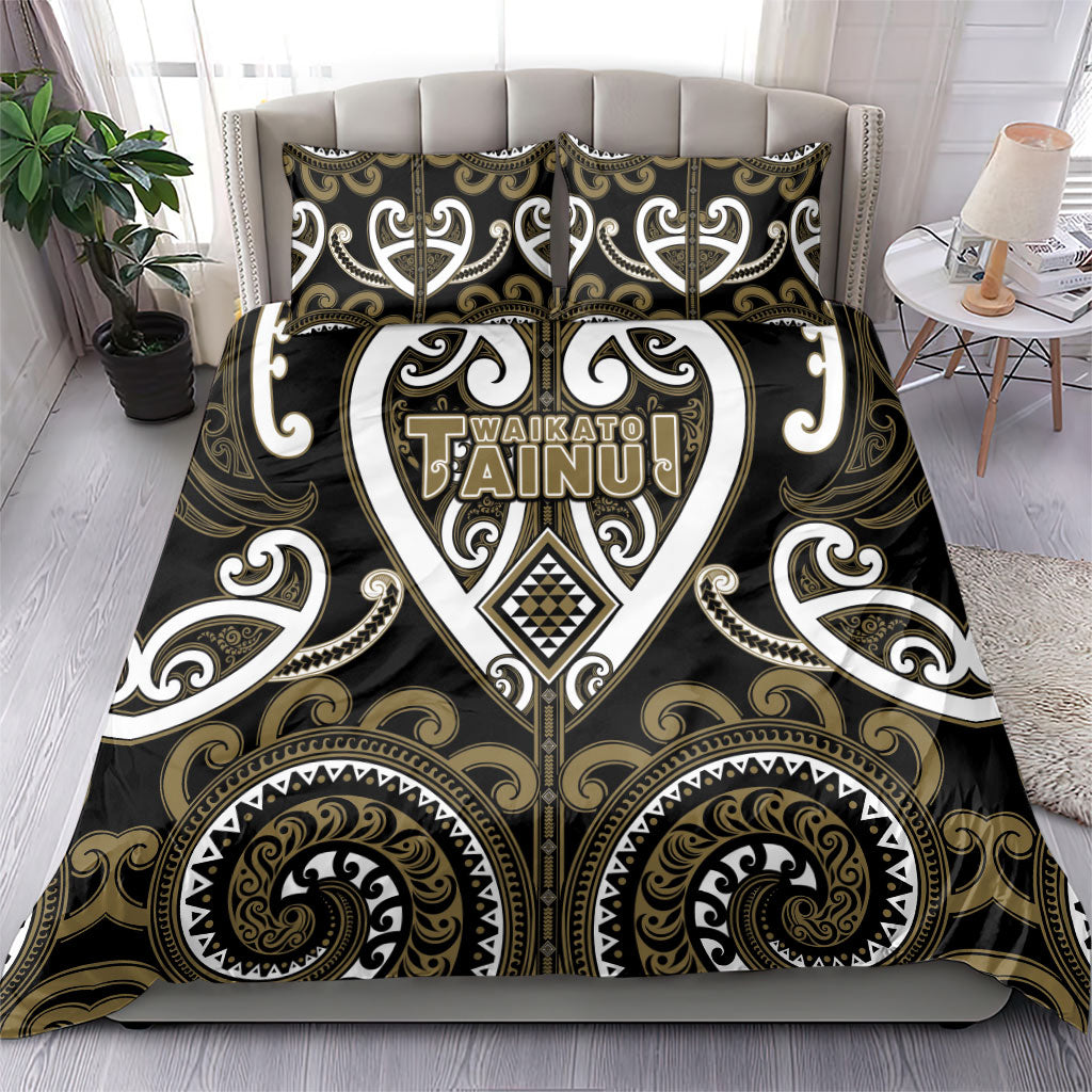 Aotearoa Waikato Tainui Bedding Set Maori Tribal Pattern LT05 - Polynesian Pride