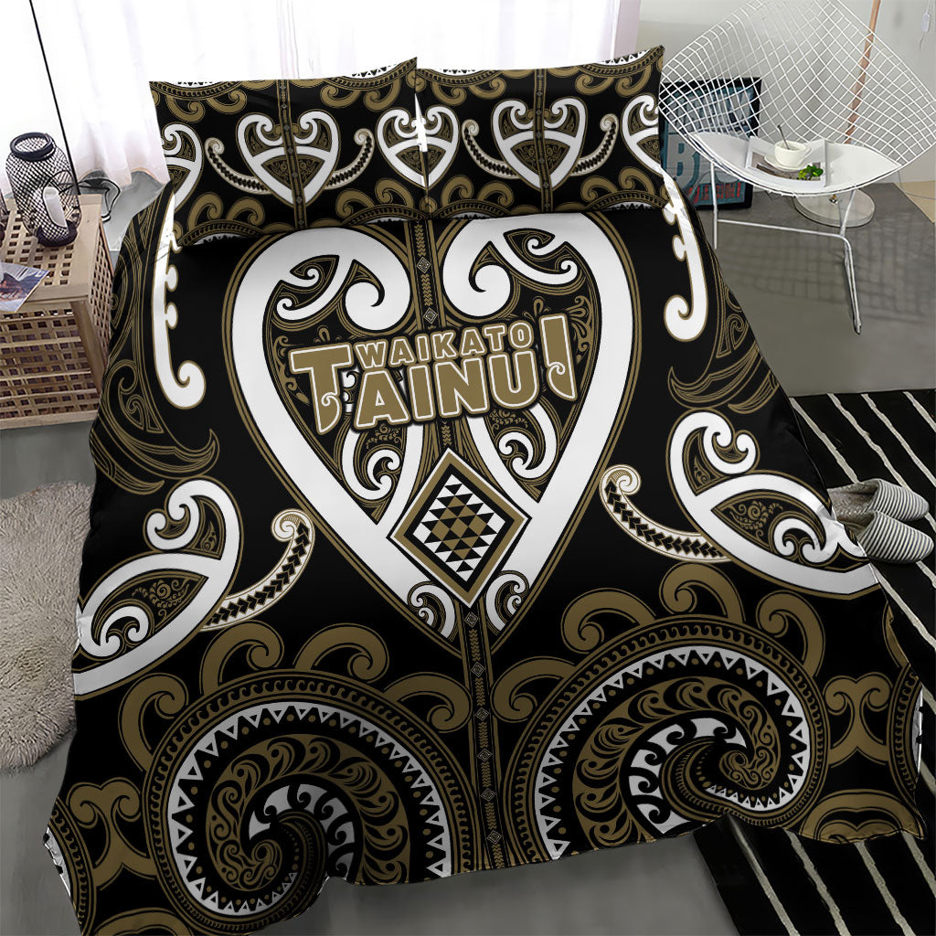 Aotearoa Waikato Tainui Bedding Set Maori Tribal Pattern LT05 - Polynesian Pride