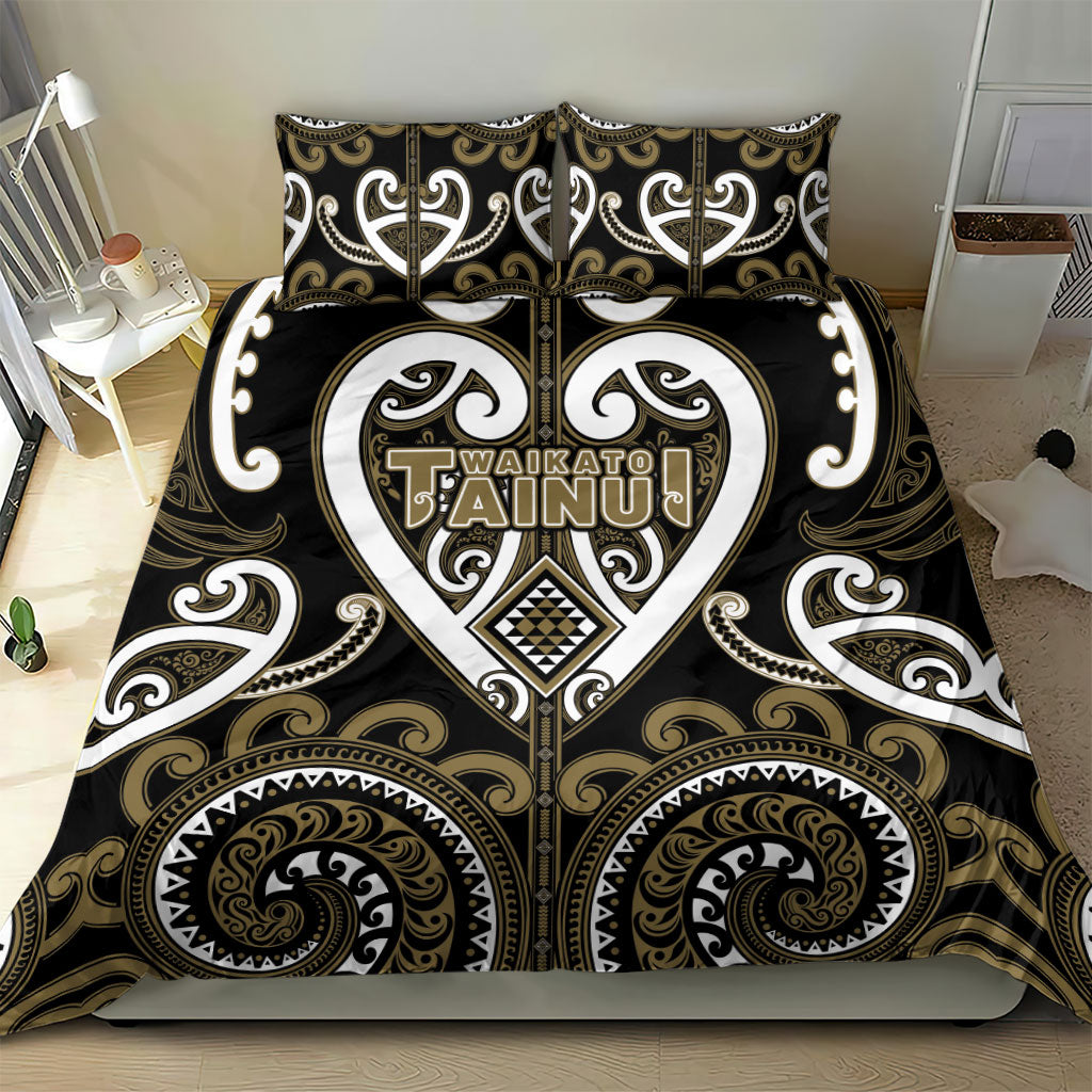 Aotearoa Waikato Tainui Bedding Set Maori Tribal Pattern LT05 - Polynesian Pride