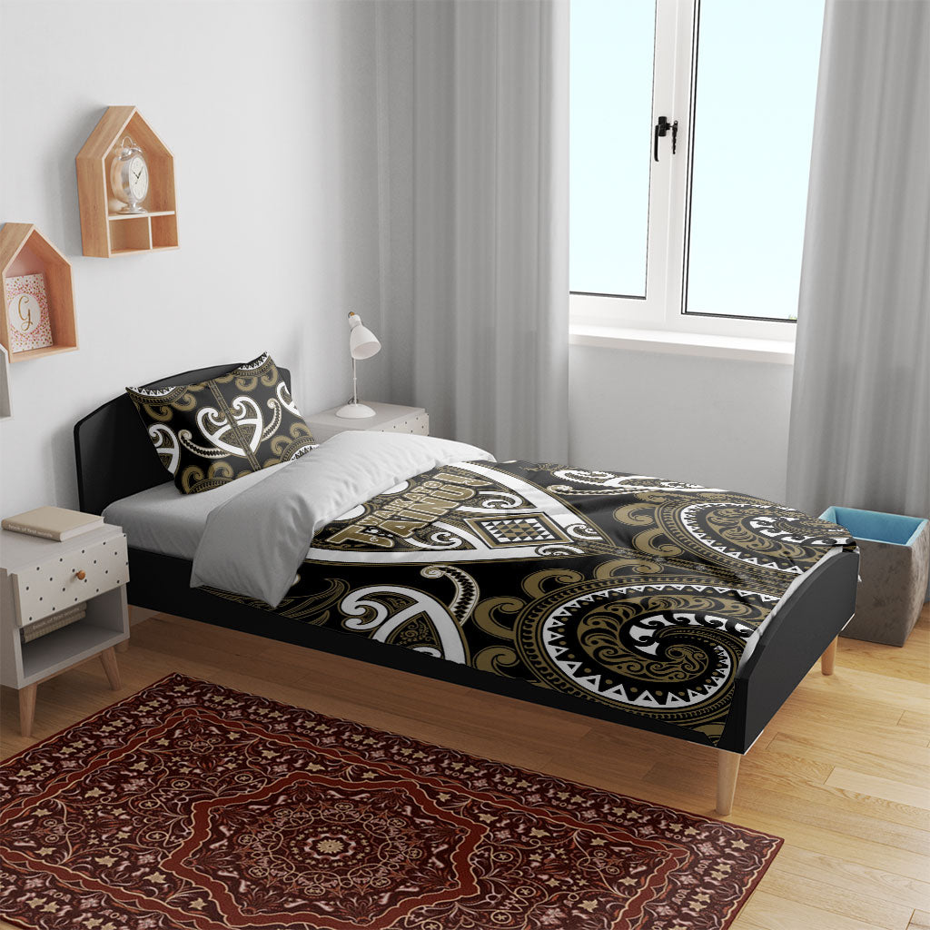 Aotearoa Waikato Tainui Bedding Set Maori Tribal Pattern LT05 - Polynesian Pride