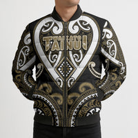 Custom Aotearoa Waikato Tainui Bomber Puffer Jacket Maori Tribal Pattern LT05 - Polynesian Pride