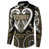 Custom Aotearoa Waikato Tainui Button Sweatshirt Maori Tribal Pattern LT05 - Polynesian Pride