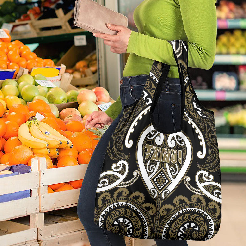 Aotearoa Waikato Tainui Grocery Bag Maori Tribal Pattern LT05 - Polynesian Pride