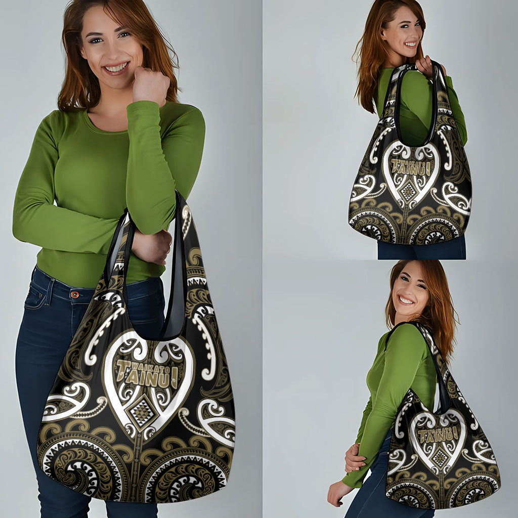 Aotearoa Waikato Tainui Grocery Bag Maori Tribal Pattern LT05 - Polynesian Pride