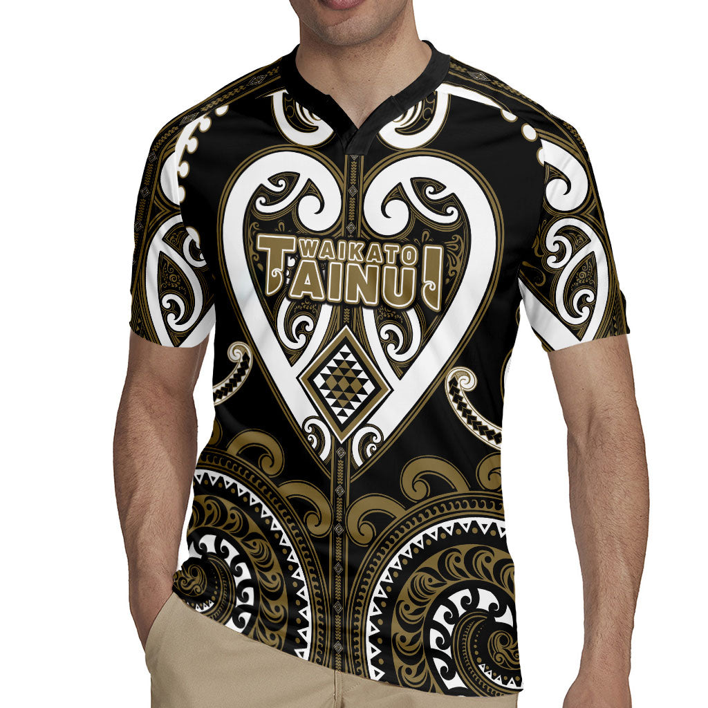 Custom Aotearoa Waikato Tainui Rugby Jersey Maori Tribal Pattern LT05 - Polynesian Pride