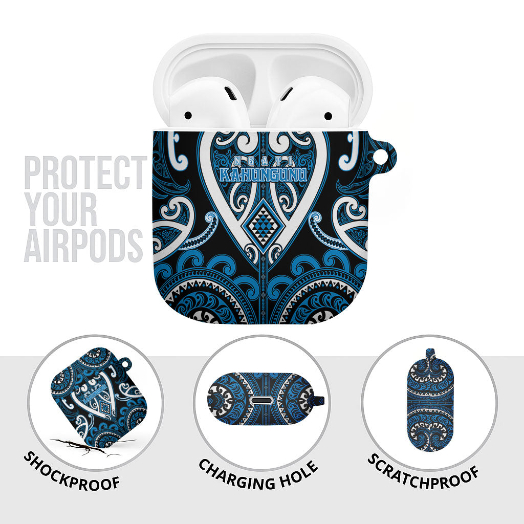 Aotearoa Ngati Kahungunu AirPods Case Maori Tribal Pattern LT05 - Polynesian Pride