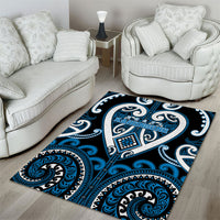 Aotearoa Ngati Kahungunu Area Rug Maori Tribal Pattern LT05 - Polynesian Pride