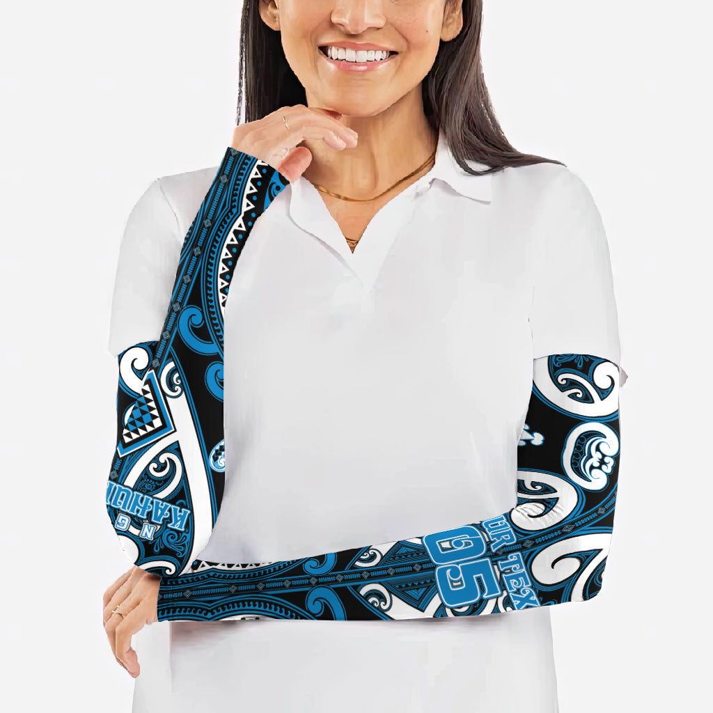 Custom Aotearoa Ngati Kahungunu Arm Sleeves Maori Tribal Pattern LT05 - Polynesian Pride