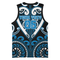Custom Aotearoa Ngati Kahungunu Basketball Jersey Maori Tribal Pattern LT05 - Polynesian Pride