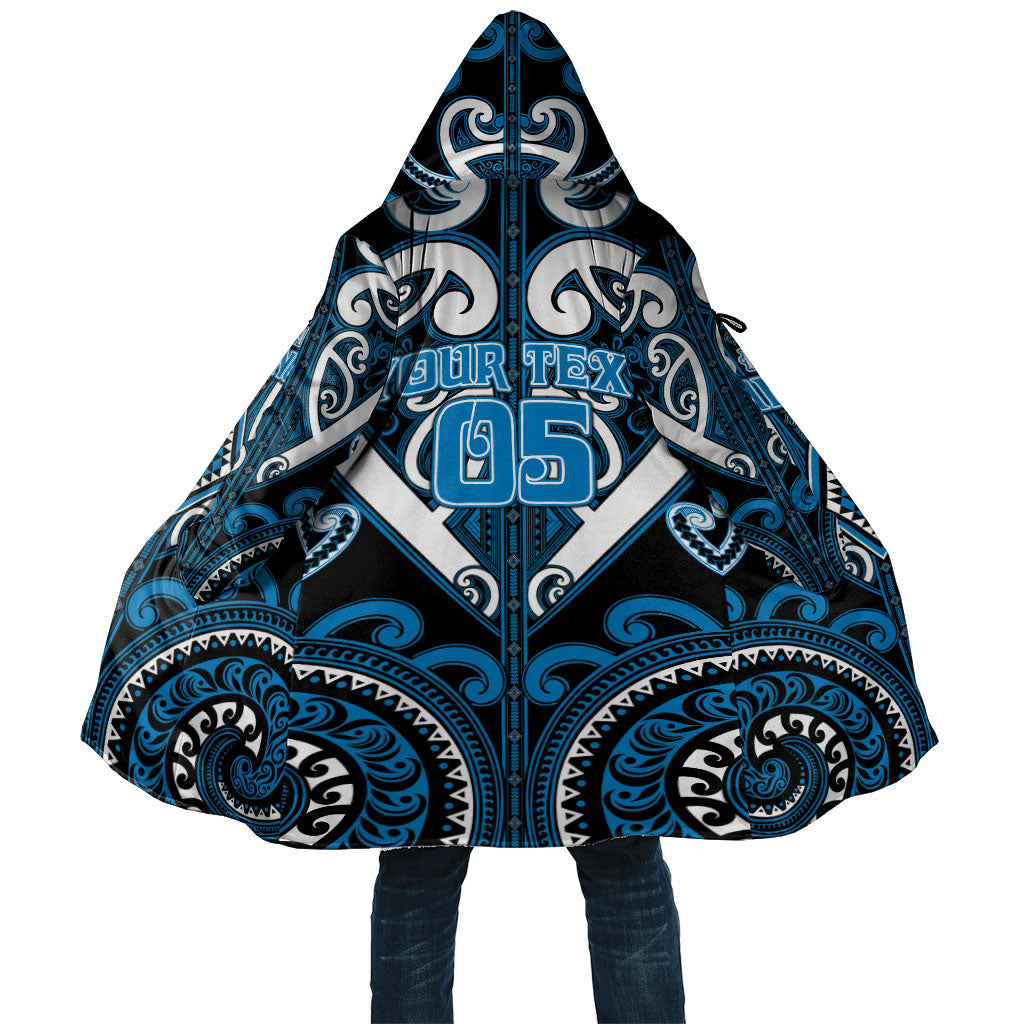 Custom Aotearoa Ngati Kahungunu Cloak Maori Tribal Pattern LT05 Unisex Blue - Polynesian Pride