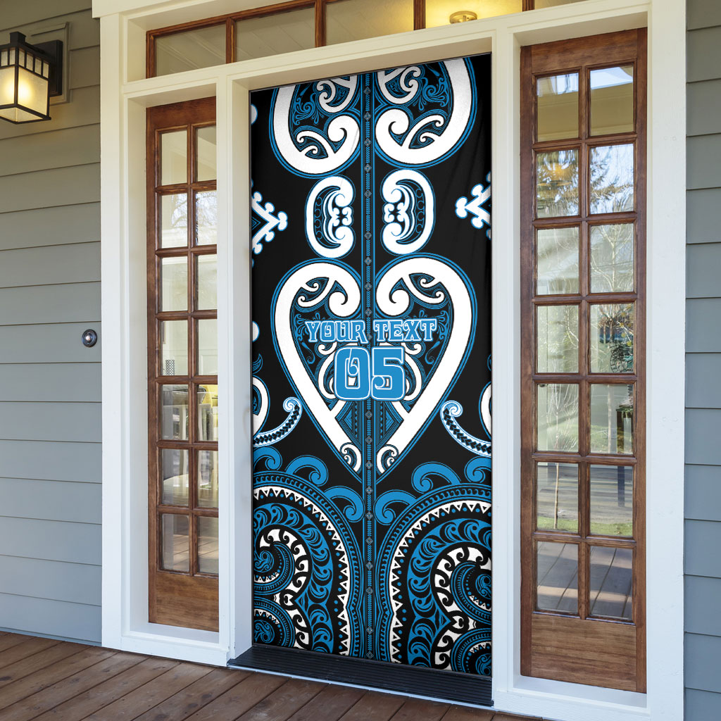 Custom Aotearoa Ngati Kahungunu Door Cover Maori Tribal Pattern LT05 - Polynesian Pride