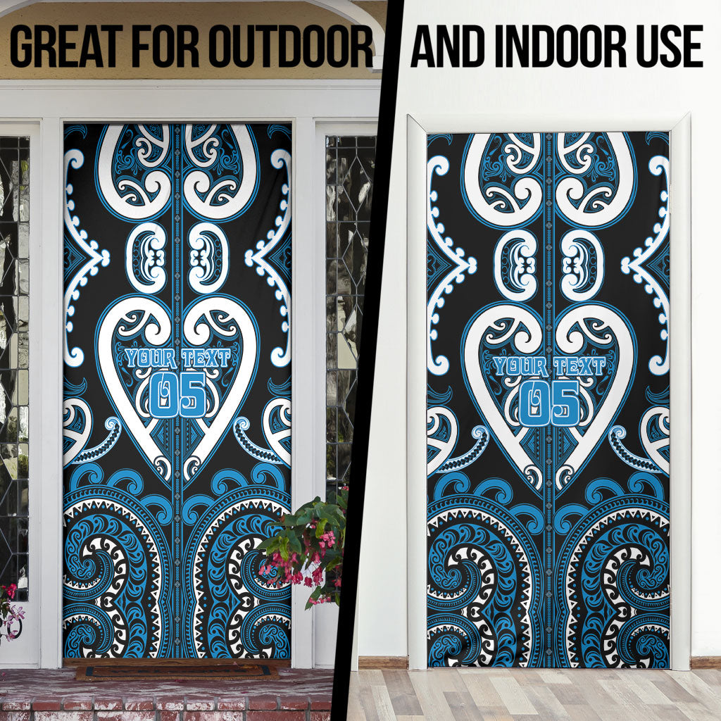 Custom Aotearoa Ngati Kahungunu Door Cover Maori Tribal Pattern LT05 - Polynesian Pride