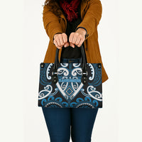 Aotearoa Ngati Kahungunu Leather Bag Maori Tribal Pattern LT05 - Polynesian Pride