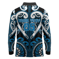 Custom Aotearoa Ngati Kahungunu Long Sleeve Polo Shirt Maori Tribal Pattern LT05 - Polynesian Pride