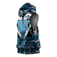 Custom Aotearoa Ngati Kahungunu Sleeveless Hoodie Maori Tribal Pattern LT05 - Polynesian Pride