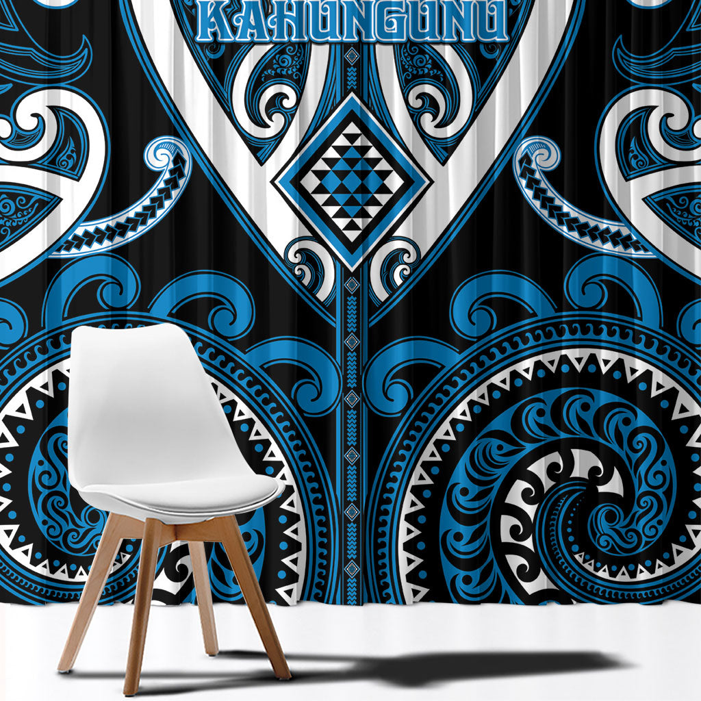 Aotearoa Ngati Kahungunu Window Curtain Maori Tribal Pattern LT05 - Polynesian Pride