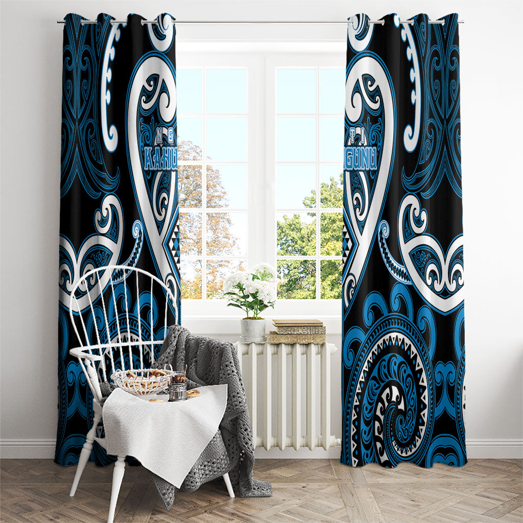 Aotearoa Ngati Kahungunu Window Curtain Maori Tribal Pattern LT05 - Polynesian Pride