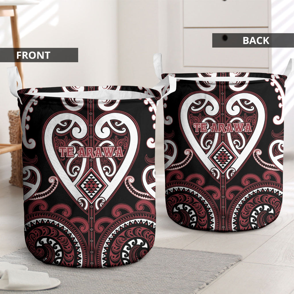 Aotearoa Te Arawa Laundry Basket Maori Tribal Pattern LT05 - Polynesian Pride
