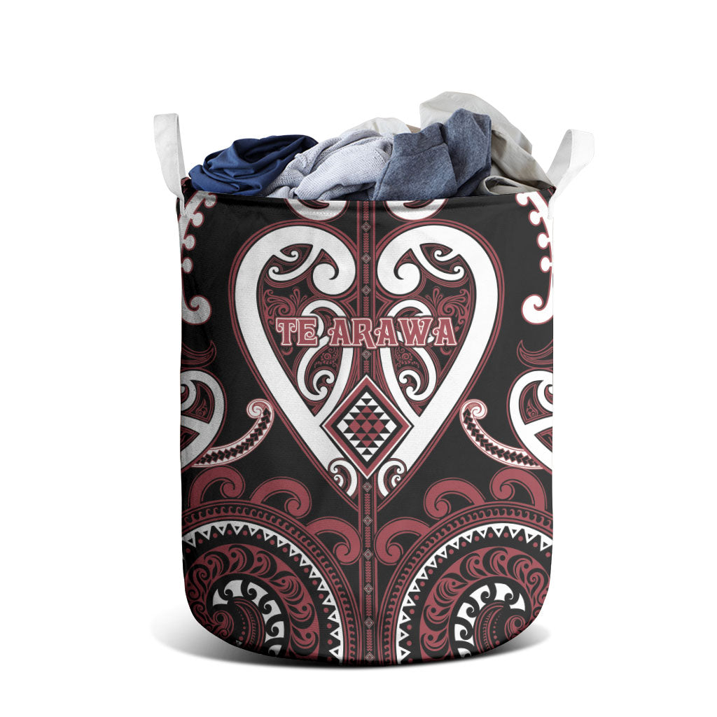 Aotearoa Te Arawa Laundry Basket Maori Tribal Pattern LT05 - Polynesian Pride