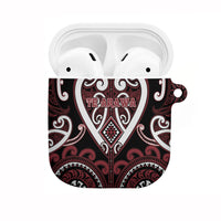 Aotearoa Te Arawa AirPods Case Maori Tribal Pattern LT05 Red - Polynesian Pride