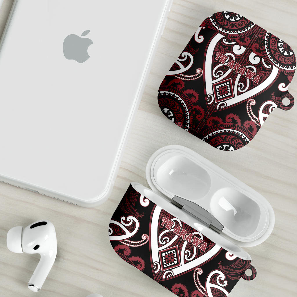 Aotearoa Te Arawa AirPods Case Maori Tribal Pattern LT05 - Polynesian Pride