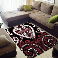 Aotearoa Te Arawa Area Rug Maori Tribal Pattern LT05 - Polynesian Pride