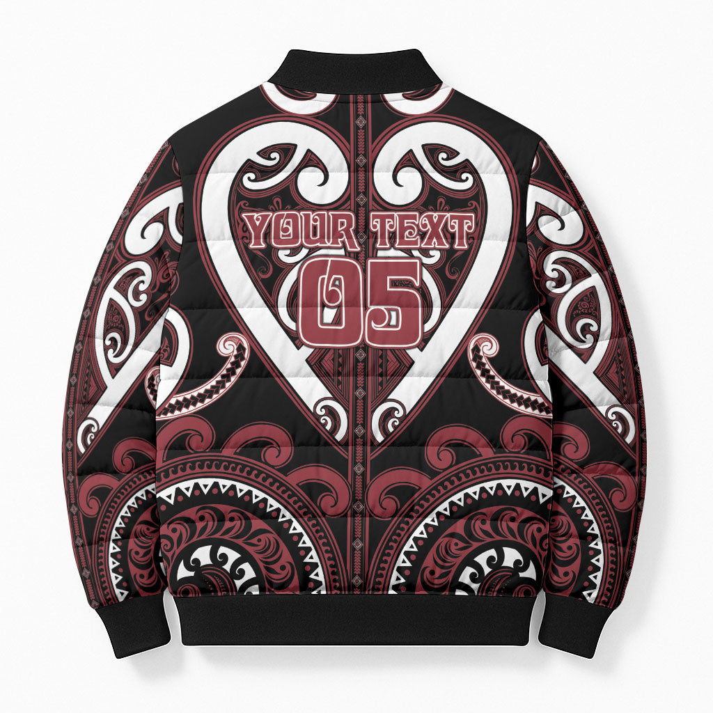 Custom Aotearoa Te Arawa Bomber Puffer Jacket Maori Tribal Pattern LT05 - Polynesian Pride