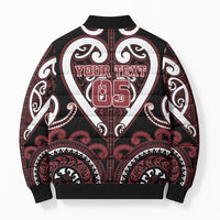 Custom Aotearoa Te Arawa Bomber Puffer Jacket Maori Tribal Pattern LT05 - Polynesian Pride