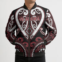 Custom Aotearoa Te Arawa Bomber Puffer Jacket Maori Tribal Pattern LT05 - Polynesian Pride