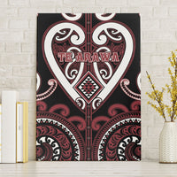 Aotearoa Te Arawa Canvas Wall Art Maori Tribal Pattern LT05 Without Frame Red - Polynesian Pride
